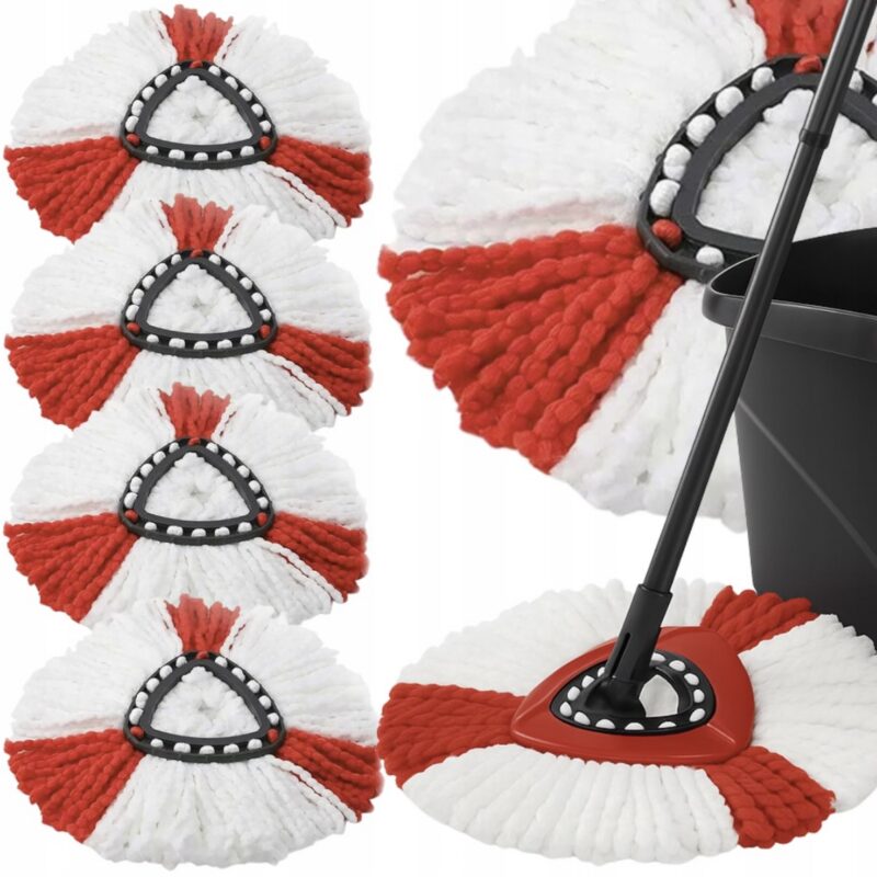 6x Wkład do mopa obrotowego TURBO (zamiennik Vileda)