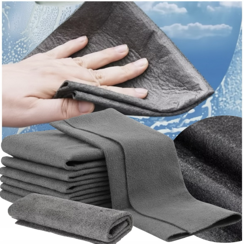 6x Magiczna ściereczka do sprzątania, do szyb z mikrofibry