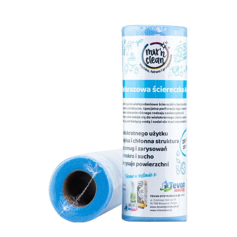 Mix'n Clean Wielorazowe ściereczki AQUA Niebieskie