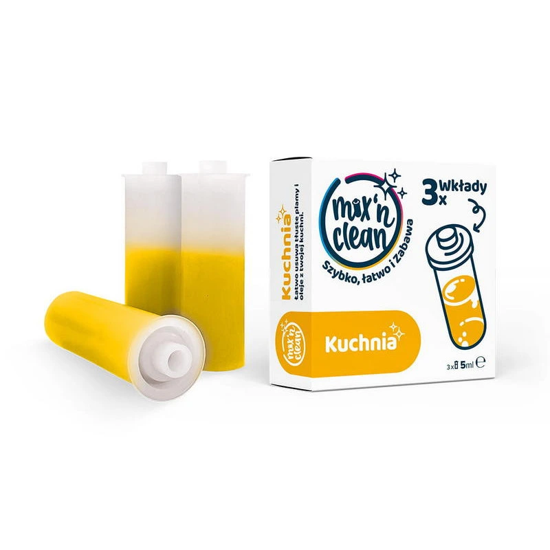 Tevan Mix'n Clean Kuchnia zapas 3 szt. - żółte kapsułki