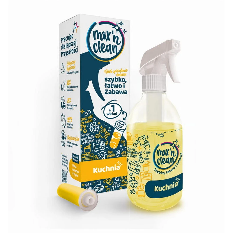 Tevan Mix'n Clean Kuchnia zestaw butelka + 1 kapsułka